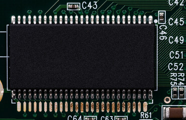 Mikroprozessor auf einer Leiterplatte