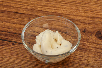 Caesar cream sauce with parmesan and herbs