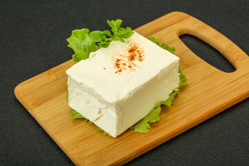 Greek traditional soft feta cheese