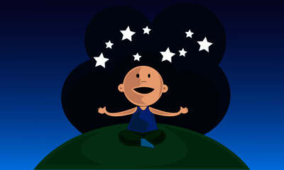 The boy and the stars