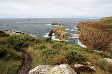 A view of the Cornish Coast at Lands End