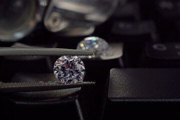 Diamonds are valuable, expensive and rare. For making jewelry	