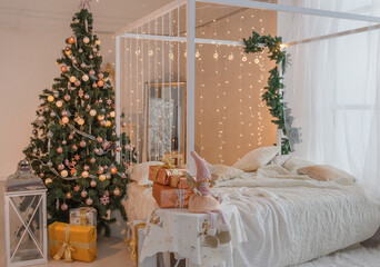 christmas tree with presents