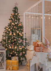 christmas tree with presents