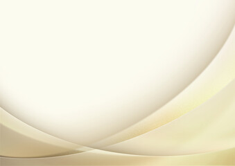 エレガントな曲線の交差　フレーム素材（シャンパンゴールド）