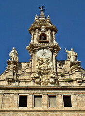 Fototapeta na wymiar Historic town hall in Valencia - Spain