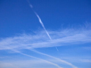Fototapeta na wymiar cloud and blue sky in the nice day