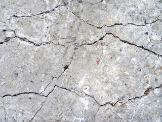 Cracked concrete texture