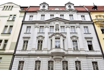 Obraz premium buldings architecture in Prague,capital city of Czech republic