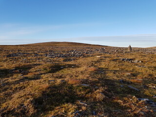 majestic barren wild nature on the mageroyisland in northcape county