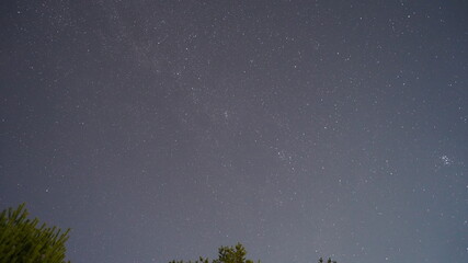 Fototapeta premium 天文台と星空 