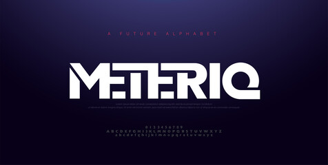 Abstract minimal modern alphabet fonts. Typography minimalist urban digital fashion future creative logo font. vector illustration