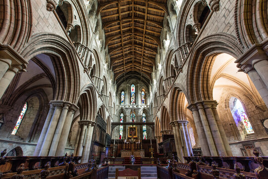 Hexham, Northumberland, United Kingdom, 9th May 2016, the historic Hexham Abbey