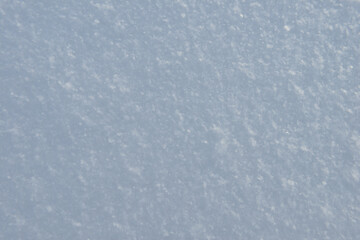 Obraz premium The surface of a fluffy snowdrift with snowflakes