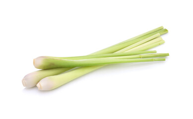 Lemongrass isolated on white background