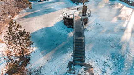 Park of Gagarin in Chelyabinsk