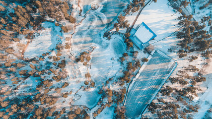 Park of Gagarin in Chelyabinsk