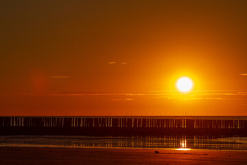 Obraz premium sunset at sea