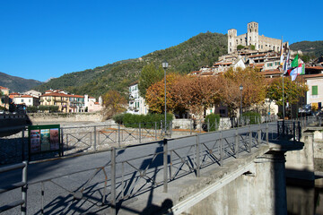 view of dolceacqua medival town