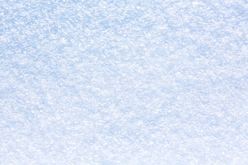 white snow texture closeup view. natural winter pattern.