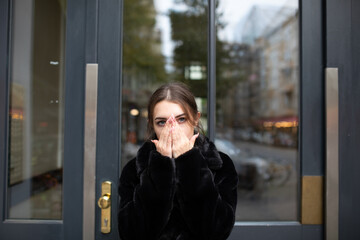 Frau in Berlin