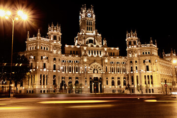 Fototapeta na wymiar Madrid by night