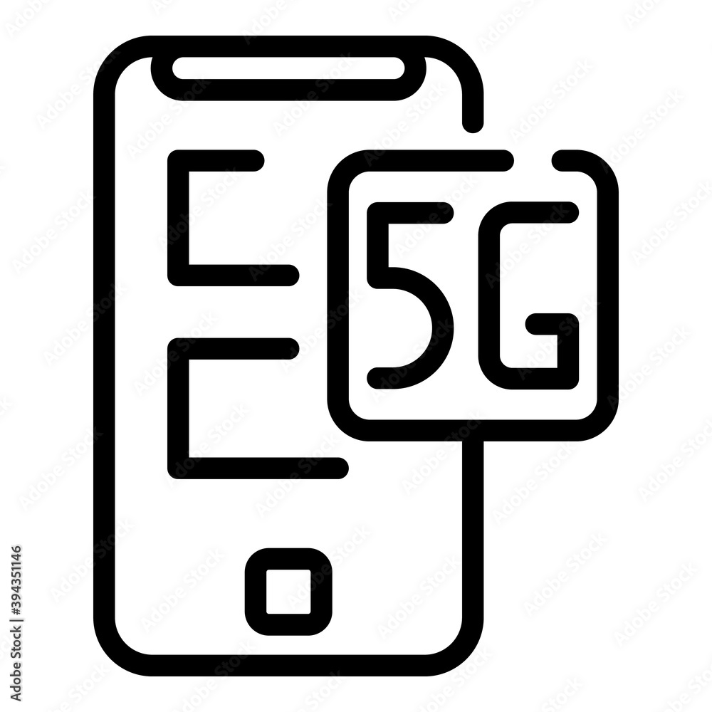 Poster digital internet mobile icon. outline digital internet mobile vector icon for web design isolated on