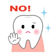 歯のキャラクター（NO）