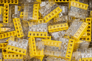 Electrical components as a background