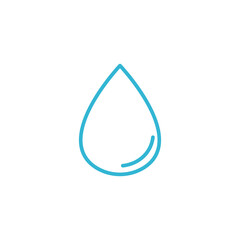 Icon vector graphic of water drop, good for template web app