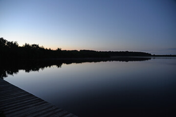 Bederkesaer See, abends