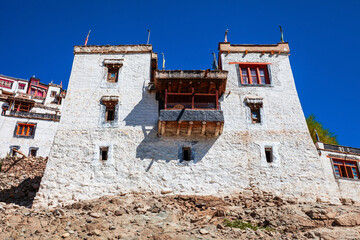 Fototapeta na wymiar Thiksey Gompa Monastery near Leh, Ladakh