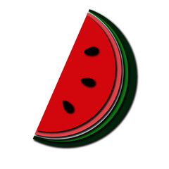 Watermelon Cut-out © Klaudia