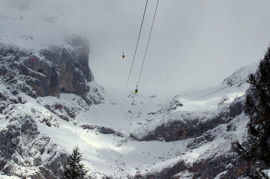 Dachstein Glacier is a glacier[1] located above the town of Ramsau am Dachstein in Austria. Snow is at the top of the glacier throughout the year. This mountain is located south of Salzburg. 