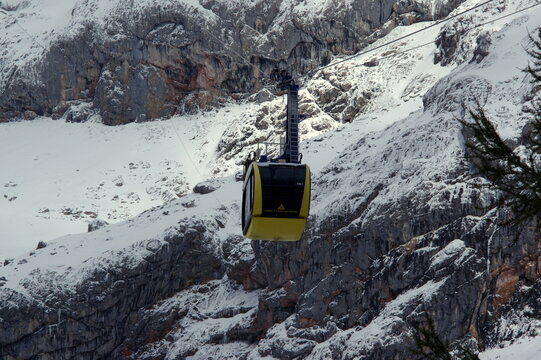 Dachstein Glacier is a glacier[1] located above the town of Ramsau am Dachstein in Austria. Snow is at the top of the glacier throughout the year. This mountain is located south of Salzburg. 