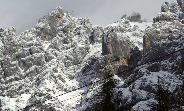 Dachstein Glacier is a glacier[1] located above the town of Ramsau am Dachstein in Austria. Snow is at the top of the glacier throughout the year. This mountain is located south of Salzburg. 
