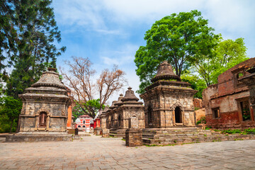 Hindu shrines near Pashupatinath Temple, Kathmandu