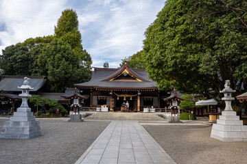 Obraz premium 水前寺成趣園-出水神社