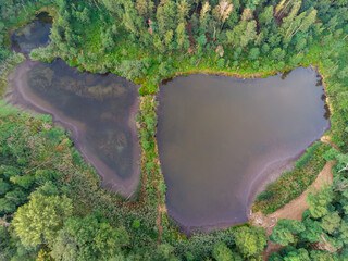 Ponds view from the drone