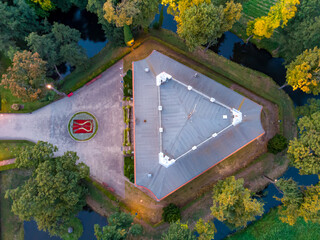 Triangular palace in Poland © Jacek
