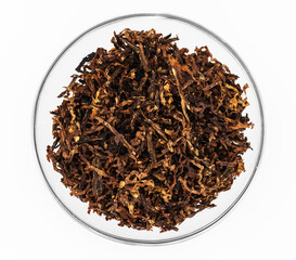 Tabak in einer Glasschale