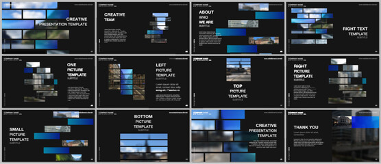 Presentation design vector template, multipurpose template for presentation slide, flyer, brochure cover design, infographic report. Modern corporate identity style for any purposes. Business template
