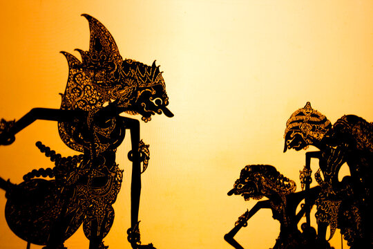 Wayang kulit or Shadow puppets typical of Java, Indonesia	
