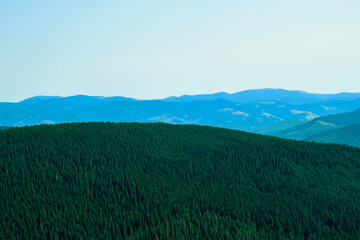 landscape with mountains