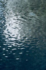 water reflection, blue abstract background