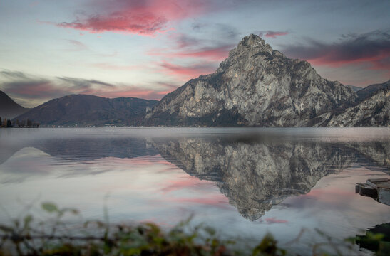 Traunstein, Traunsee, Salzkammergut, Ober&ouml;sterreich, &Ouml;sterreich