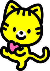 かわいいネコのキャラクター