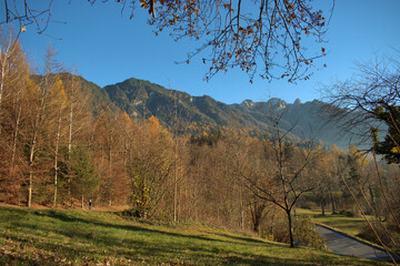 Wunderschöne Herbststimmung in Triesenberg in Liechtenstein 18.11.2020