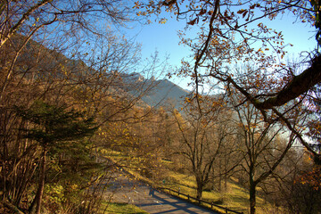 Wunderschöne Herbststimmung in Triesenberg in Liechtenstein 18.11.2020