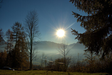Wunderschöne Herbststimmung in Triesenberg in Liechtenstein 18.11.2020